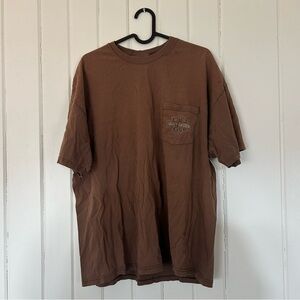Harley-Davidson Brown Short Sleeve Tee